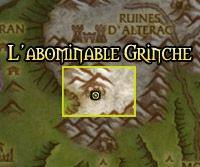 La localisation du Grinche La localisation du Grinche