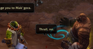 Thrall défie Garrosh en Mak’gora