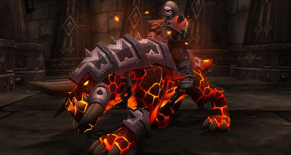 Chien du magma sombrefer monture WoW Battle for Azeroth
