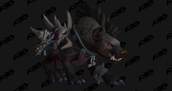 Rênes de la hyène de guerre onyx - Monture World of Warcraft