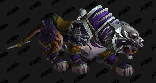 Rênes de tigre de monte pandashan violet - Monture World of Warcraft