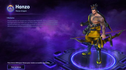 Image de Heroes : skins Hanzo maître assassin et pérégrin