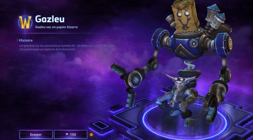 Image de Heroes of the Storm : Skins Sanssaint Gazleu patch 28.3