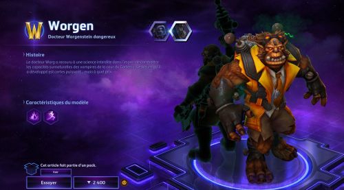 Image de Heroes of the Storm : Skins Sanssaint Grisetête patch 28.3