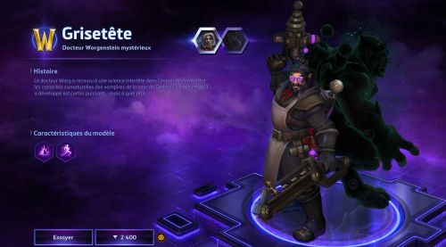 Image de Heroes of the Storm : Skins Sanssaint Grisetête patch 28.3