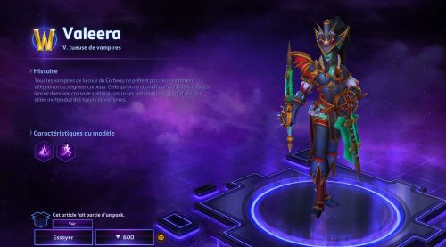 Image de Heroes of the Storm : Skins Sanssaint Valeera patch 28.3