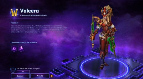 Image de Heroes of the Storm : Skins Sanssaint Valeera patch 28.3