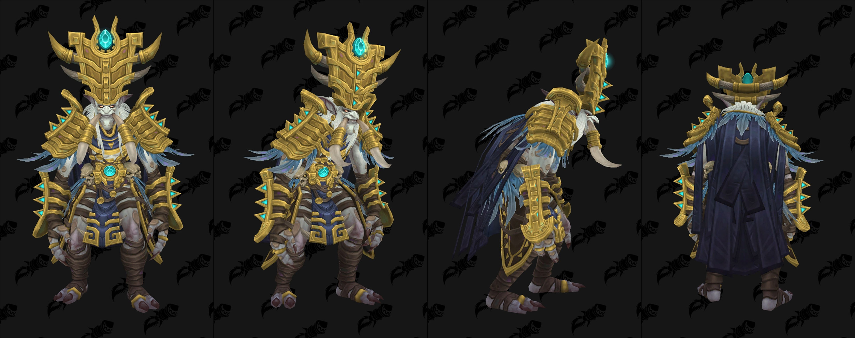 Le modèle de base de Zul dans Battle for Azeroth