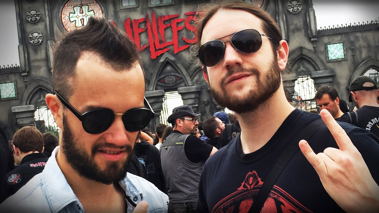 Mamytwink et Zecharia au Hellfest 2015