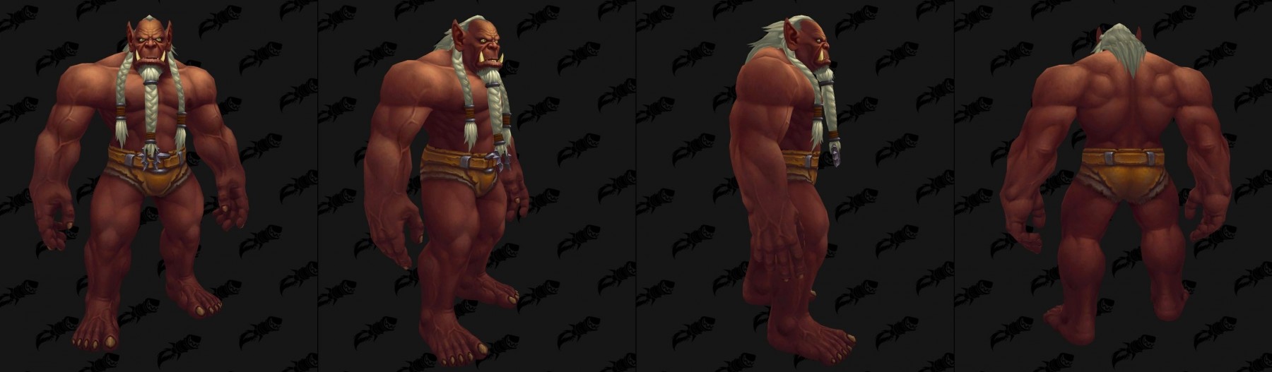 Modèle d'un Orc droit dans Battle for Azeroth