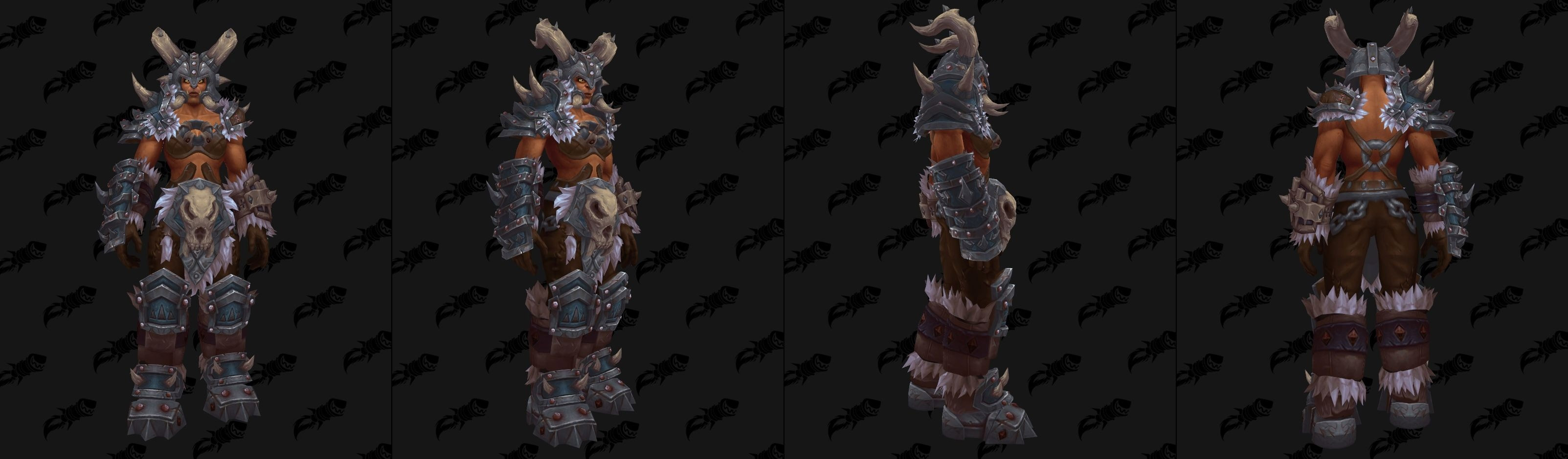 Armure héritage des Orc Mag'har (femme) - Coloris Loup-de-givre