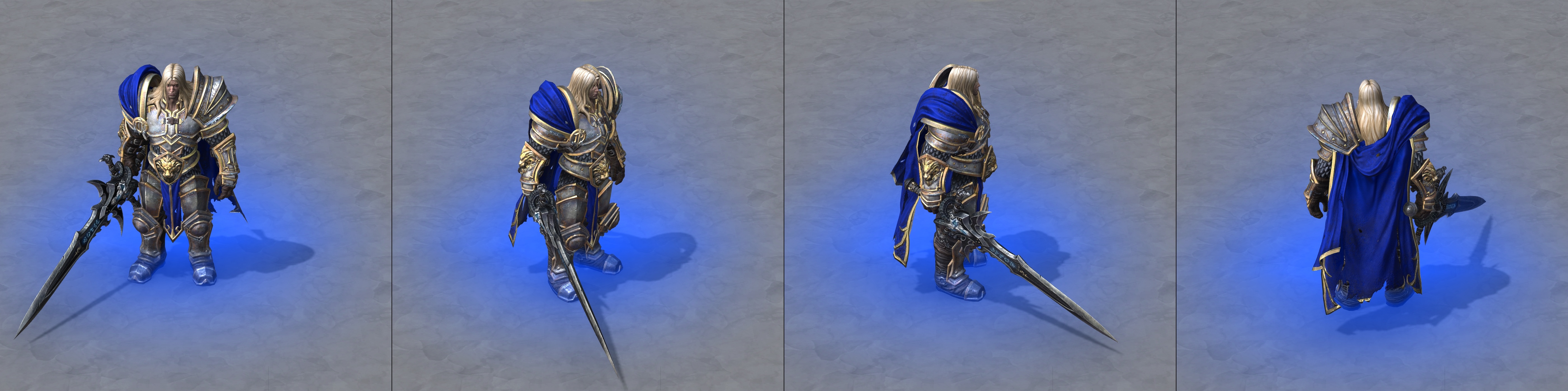 Warcraft III Reforged : Arthas avec Frostmourne