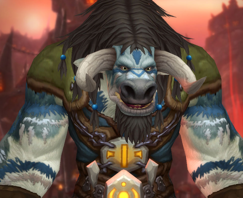 Personnalisation Tauren à Shadowlands : coiffure