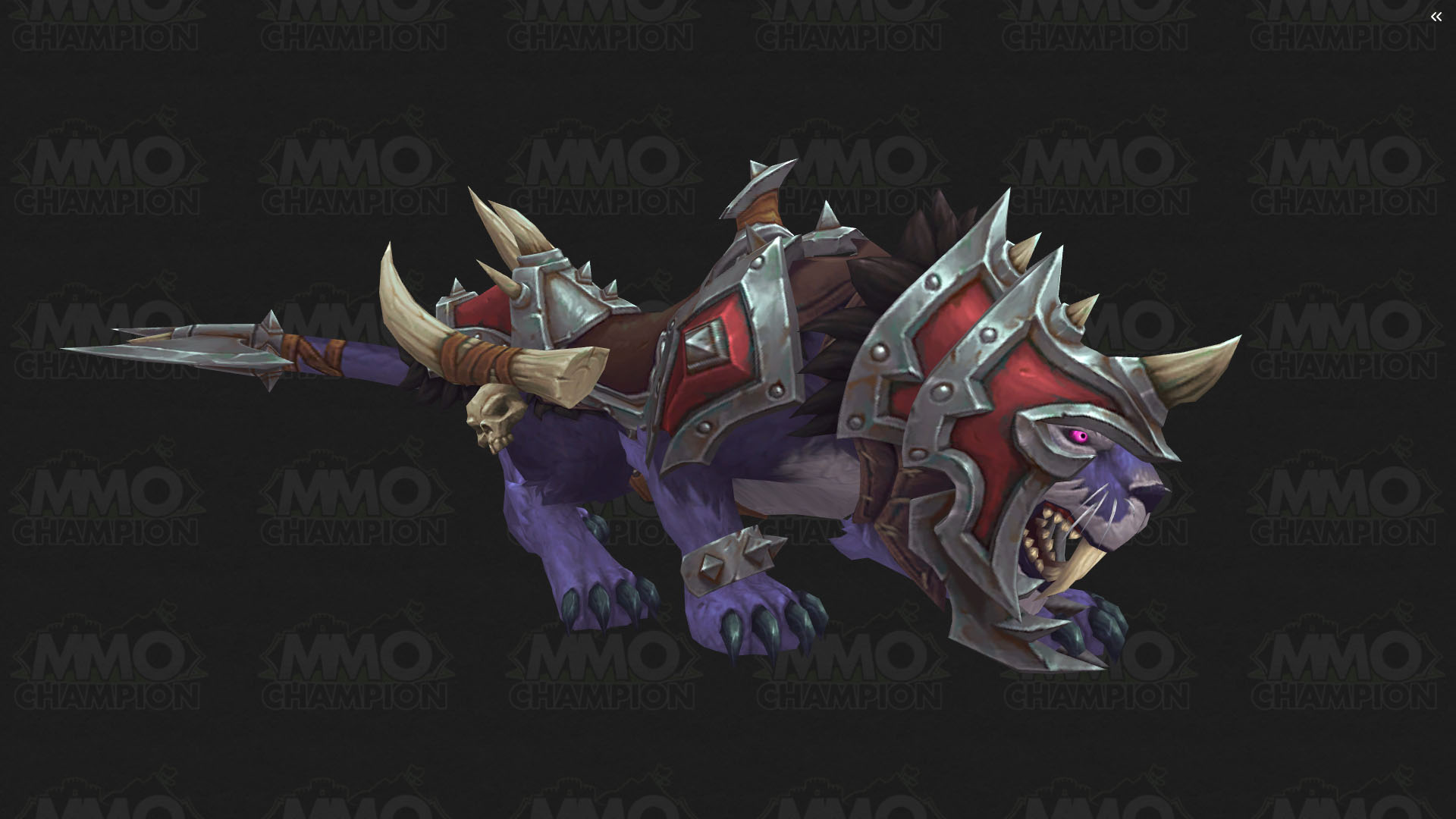 Patch 10.2.7 : Nightsaber Horde Mount Red