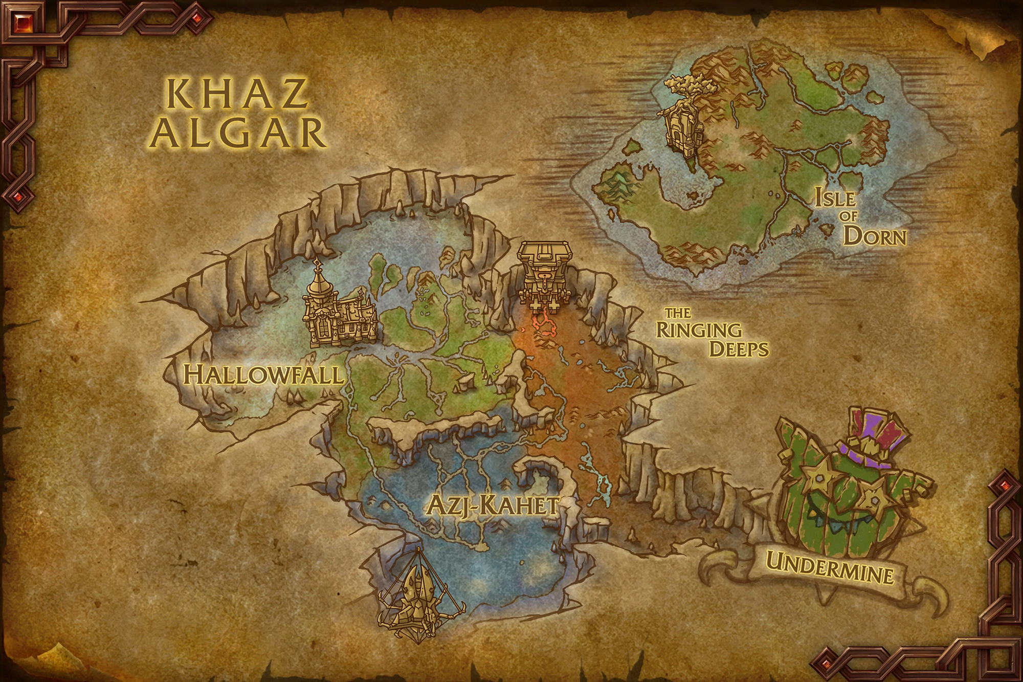 Carte de Khaz Algar