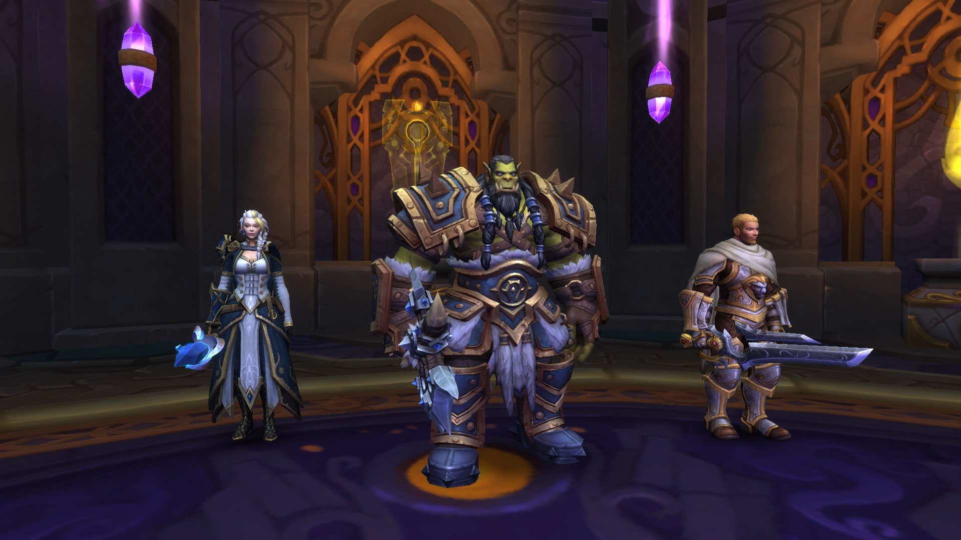 Jaina, Thrall et Anduin à Dalaran