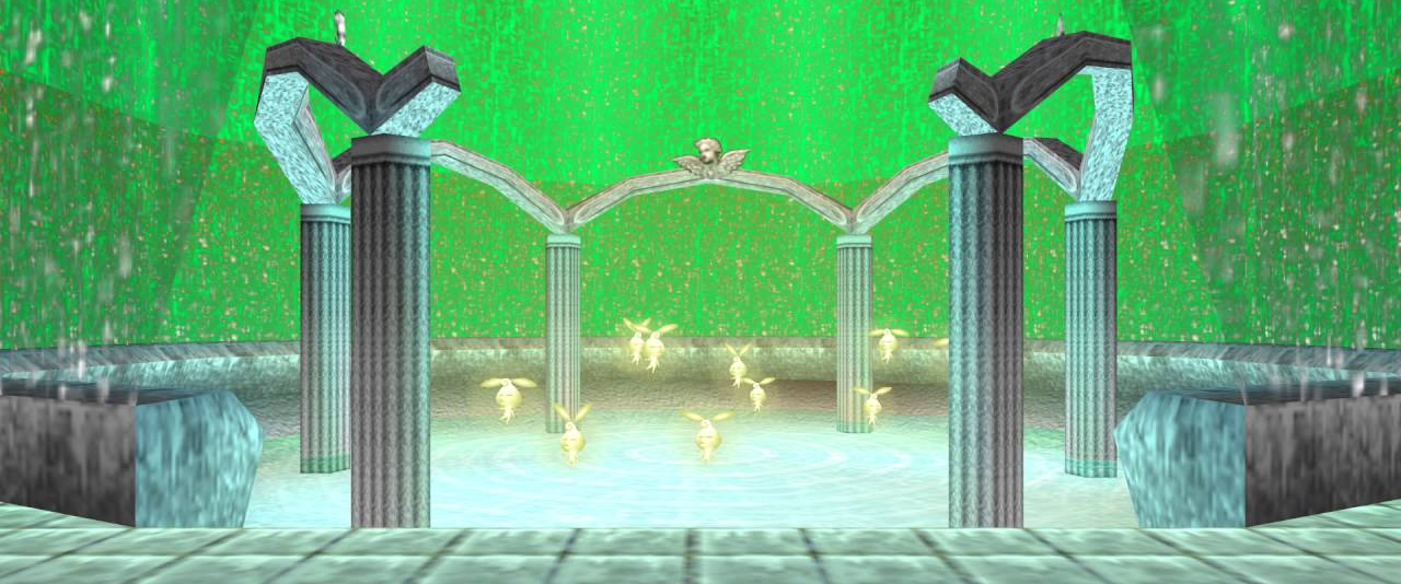 Fontaine aux fées dans Zelda