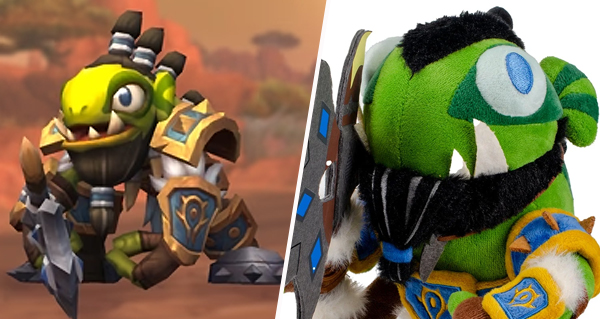 thrall gill'el : la mascotte vendue avec la peluche sur la boutique de blizzard