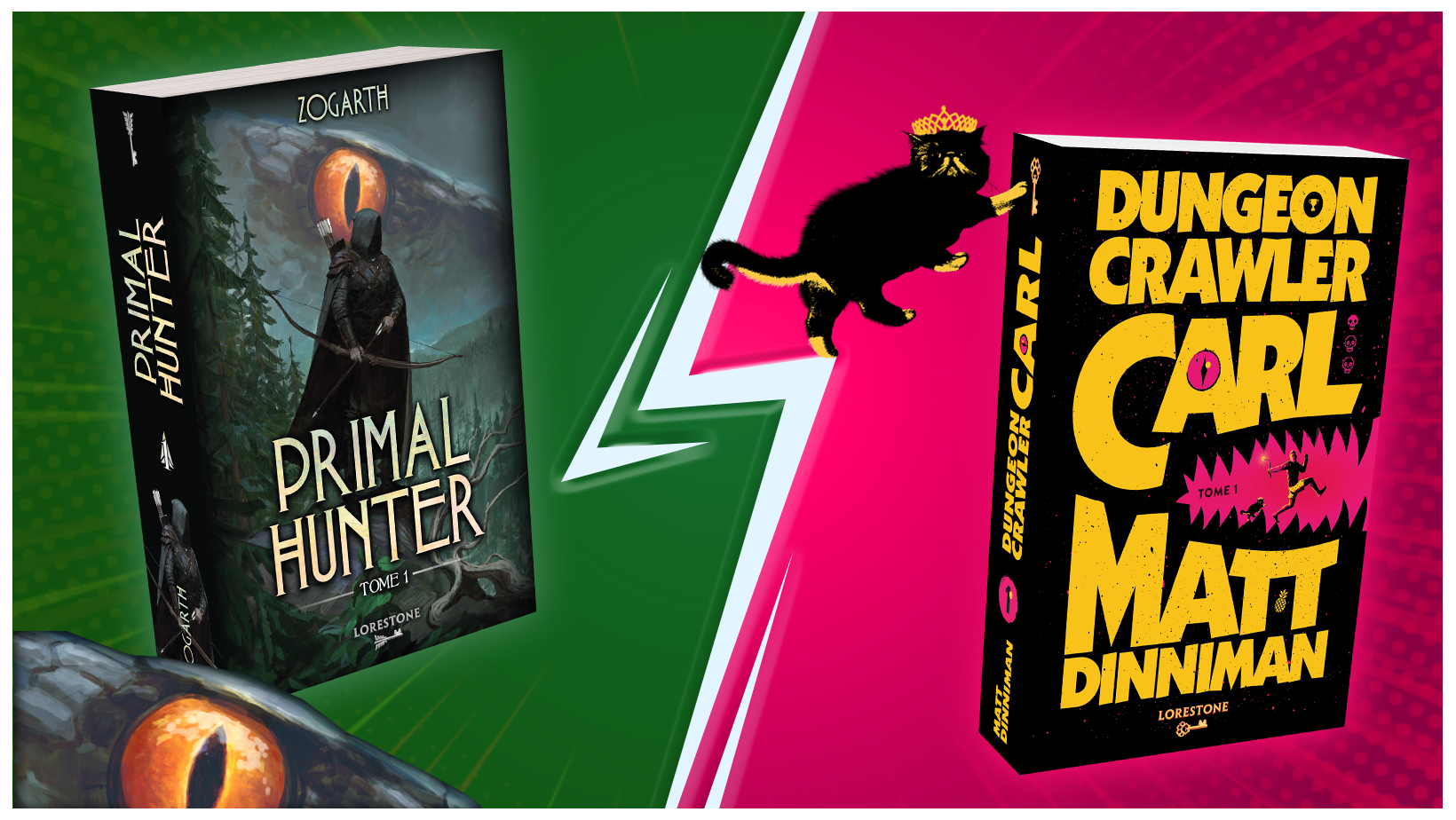 Les romans Primal Hunter et Dungeon Crawler Carl