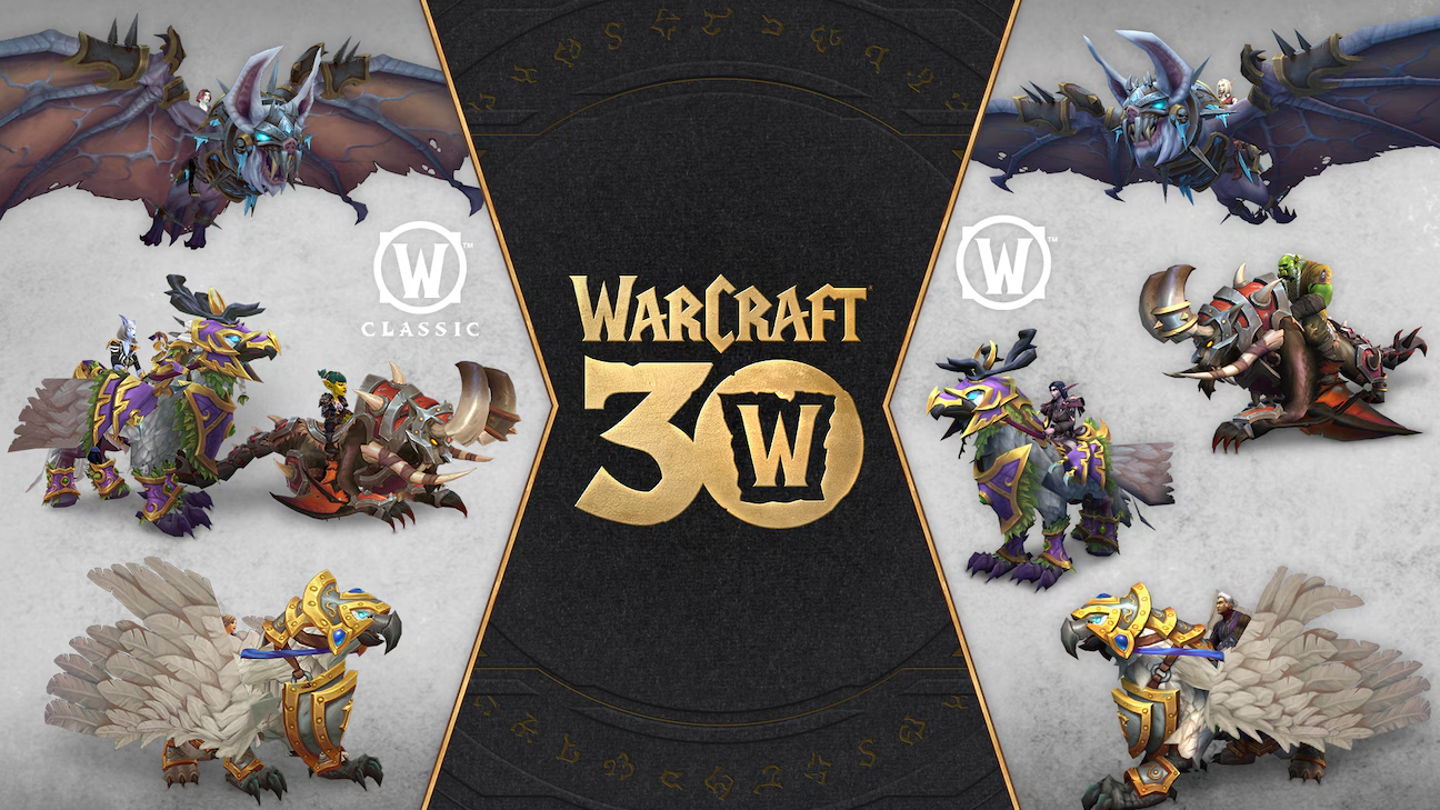 Nouveau pack de montures pour les 30 ans de Warcraft